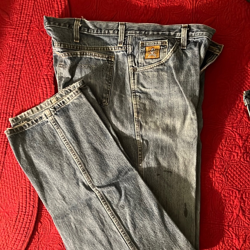 Cinch men’s jeans. Both pair included in the price